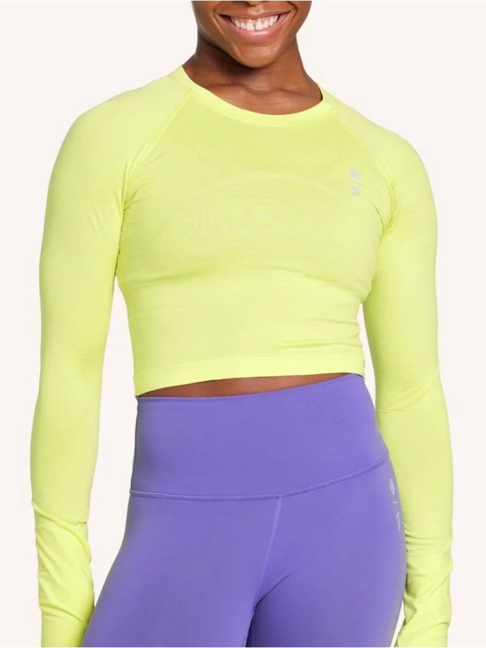 BNWT Lululemon x Peloton Swiftly Tech Cropped Long-Sleeve Shirt 2.0 Size4